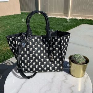 COACH Crosby Carryall Printed Crossgrain Leather